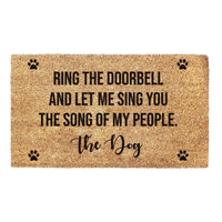 Thumbnail for Funny Dog Quote - Doormat
