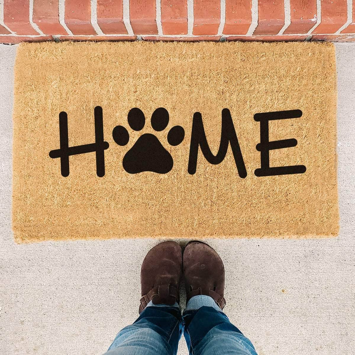 Classic Home Pawprint - Doormat