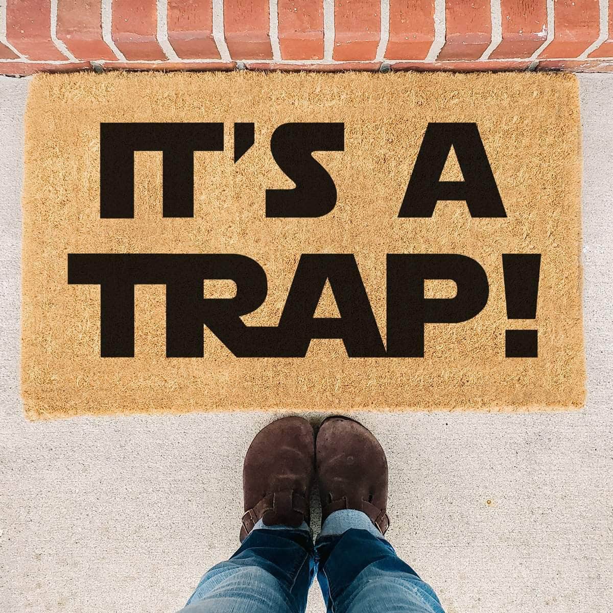 Star Wars It's a Trap! - Admiral Ackbar Quote Doormat
