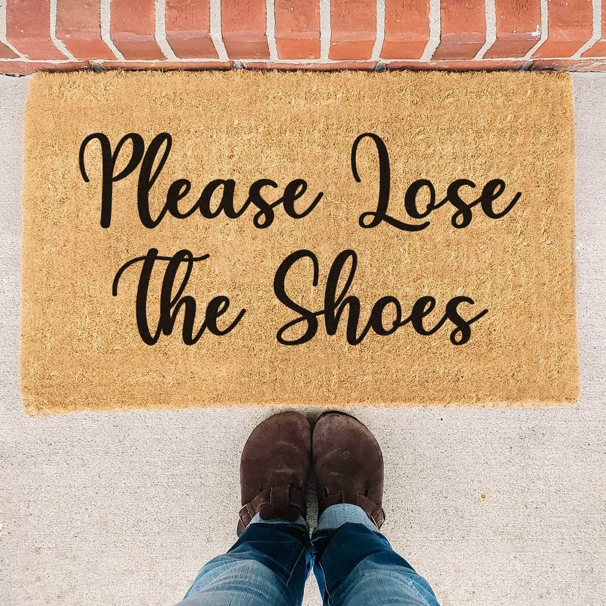Please Lose The Shoes  - Doormat