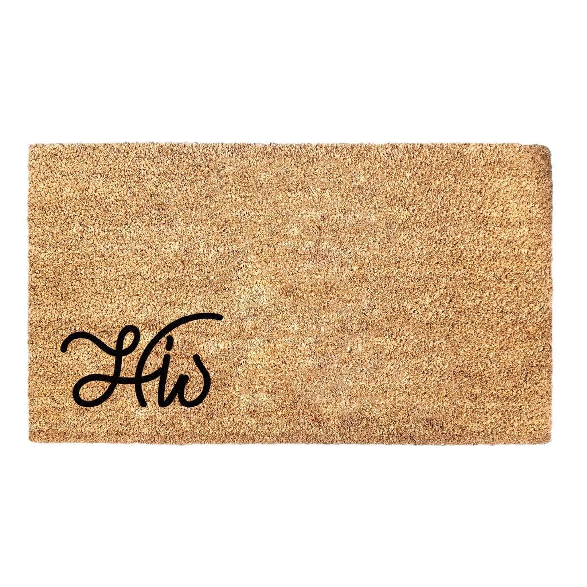 His Couples Doormat (Part of His and Hers Collection. "Hers" sold separately) - Doormat