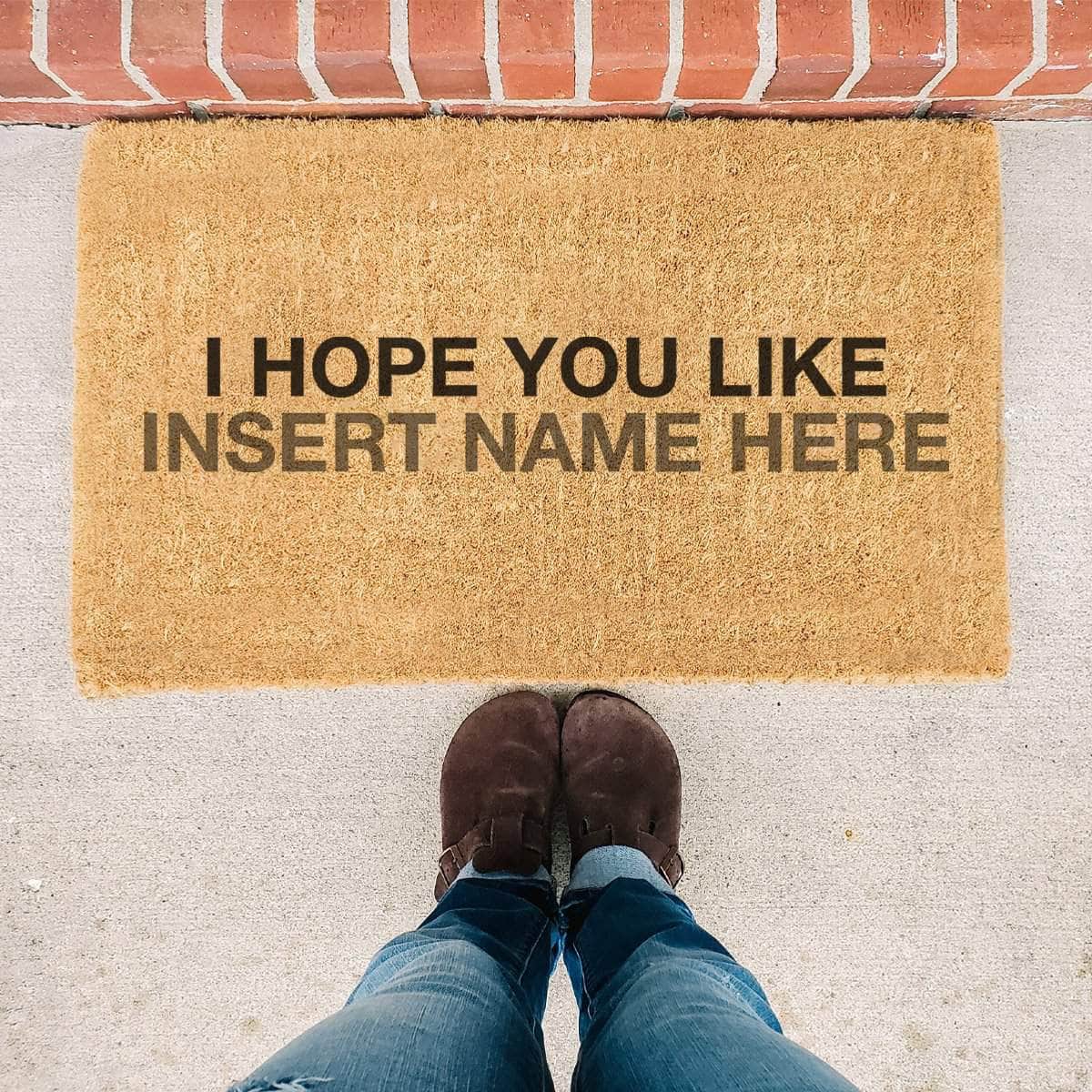 I Hope You Like Coconut - Doormat