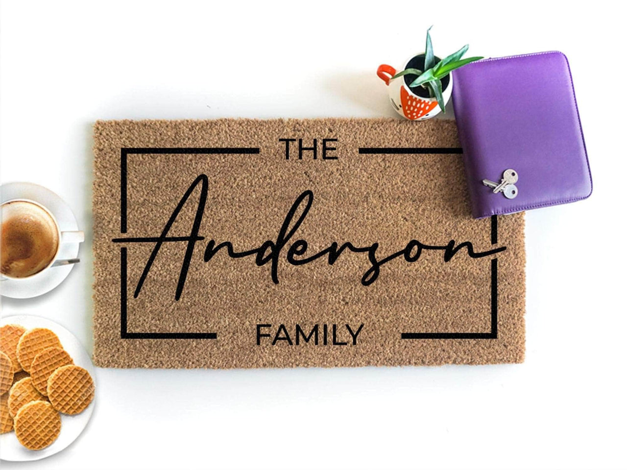 Custom Family Name - Realtor Doormat
