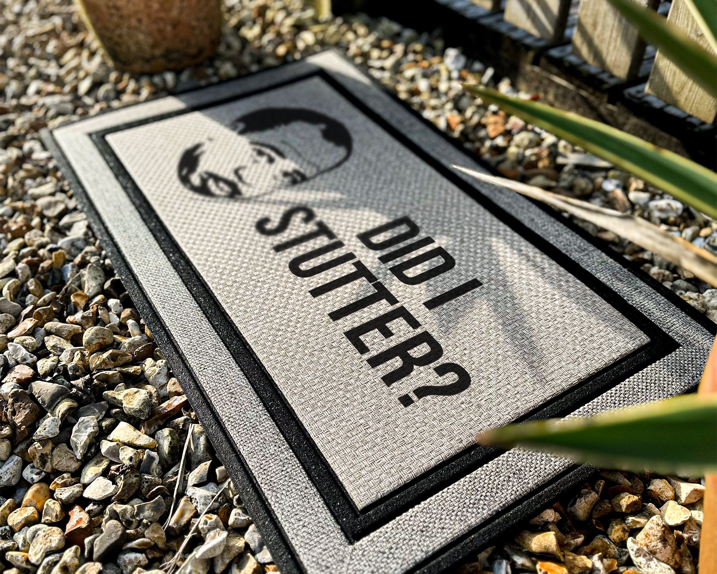The Office Stanley Quote Doormat - Did I Stutter?