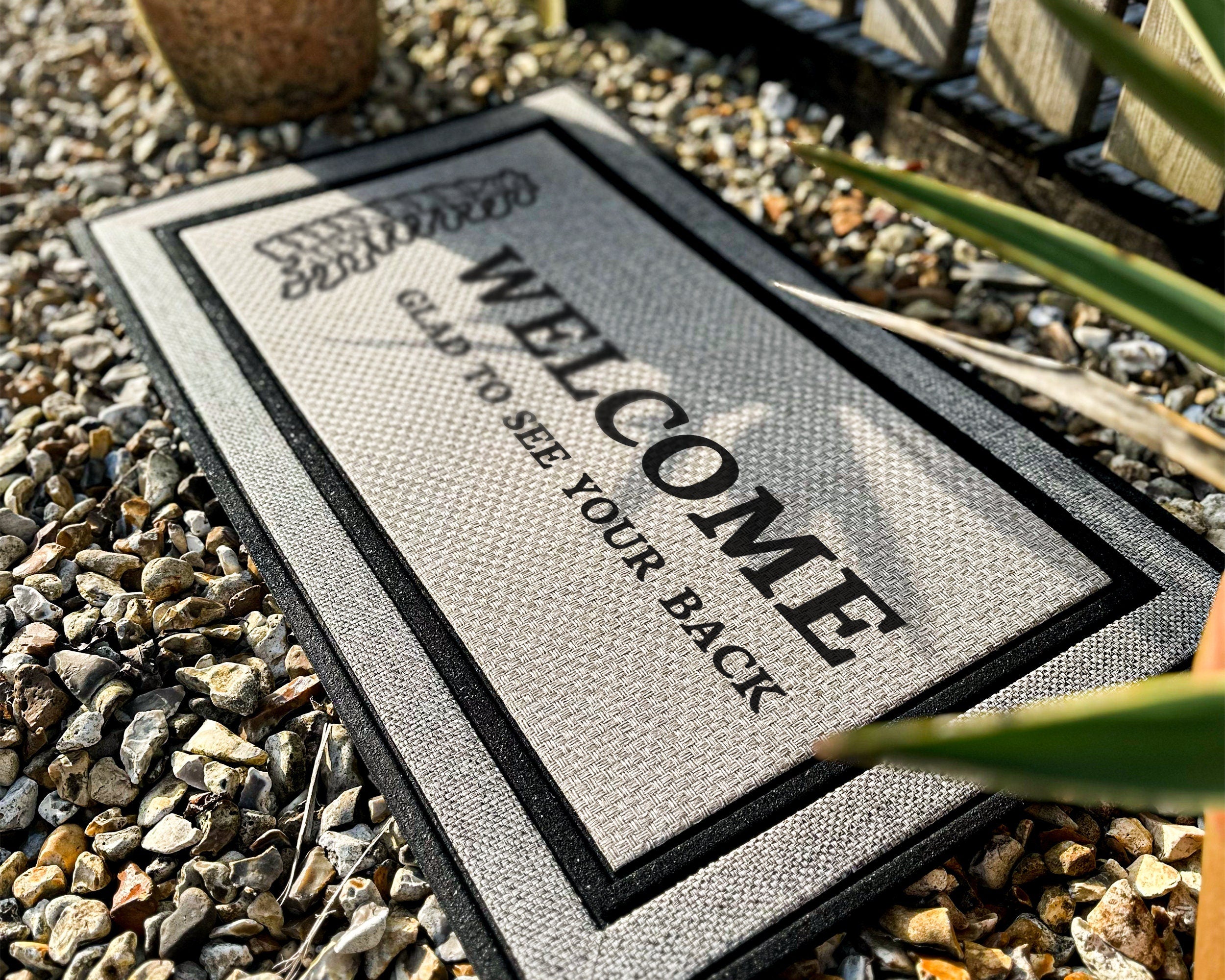 Welcome Glad To See Your Back - Chiropractor Mat