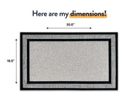 Thumbnail for Personalized Happy Campers Names Doormat - Camper Décor - SAND