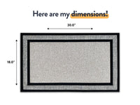 Thumbnail for Custom Indoor/Outdoor Doormat - Monogram Mat