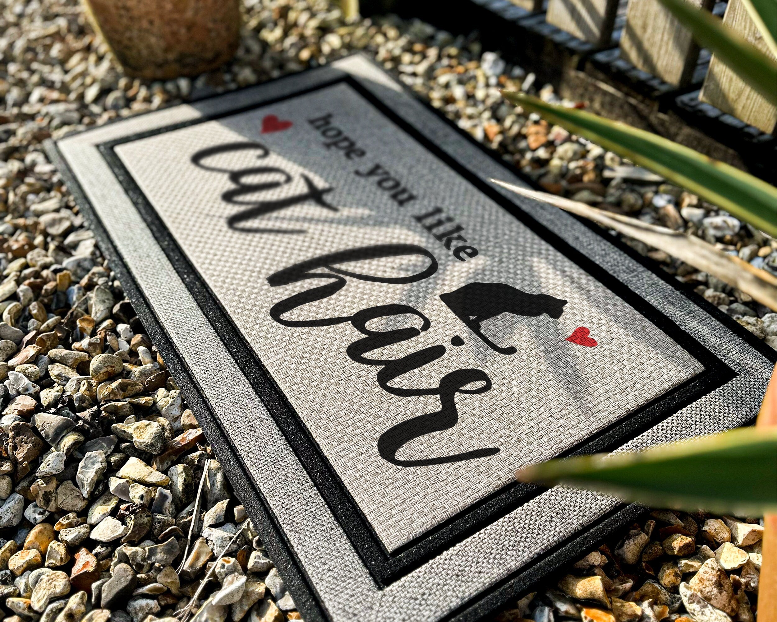Hope You Like Cat Hair - Funny Cat Door Mat