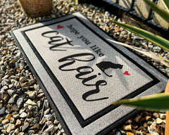 Hope You Like Cat Hair - Funny Cat Door Mat