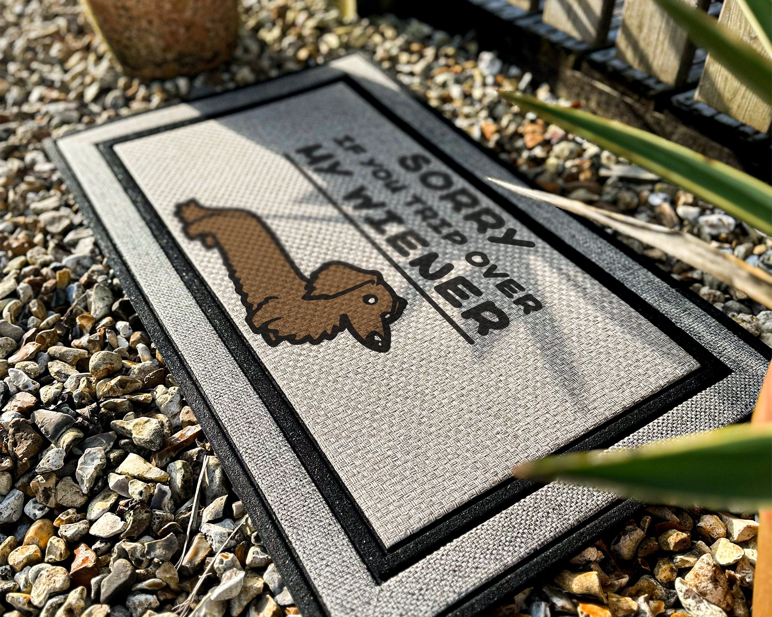 Wiener Dog Mat - Sorry If You Trip Over My Wiener Doormat