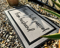 Please Hide Parcel From Husband Door Mat - Funny Welcome Mat