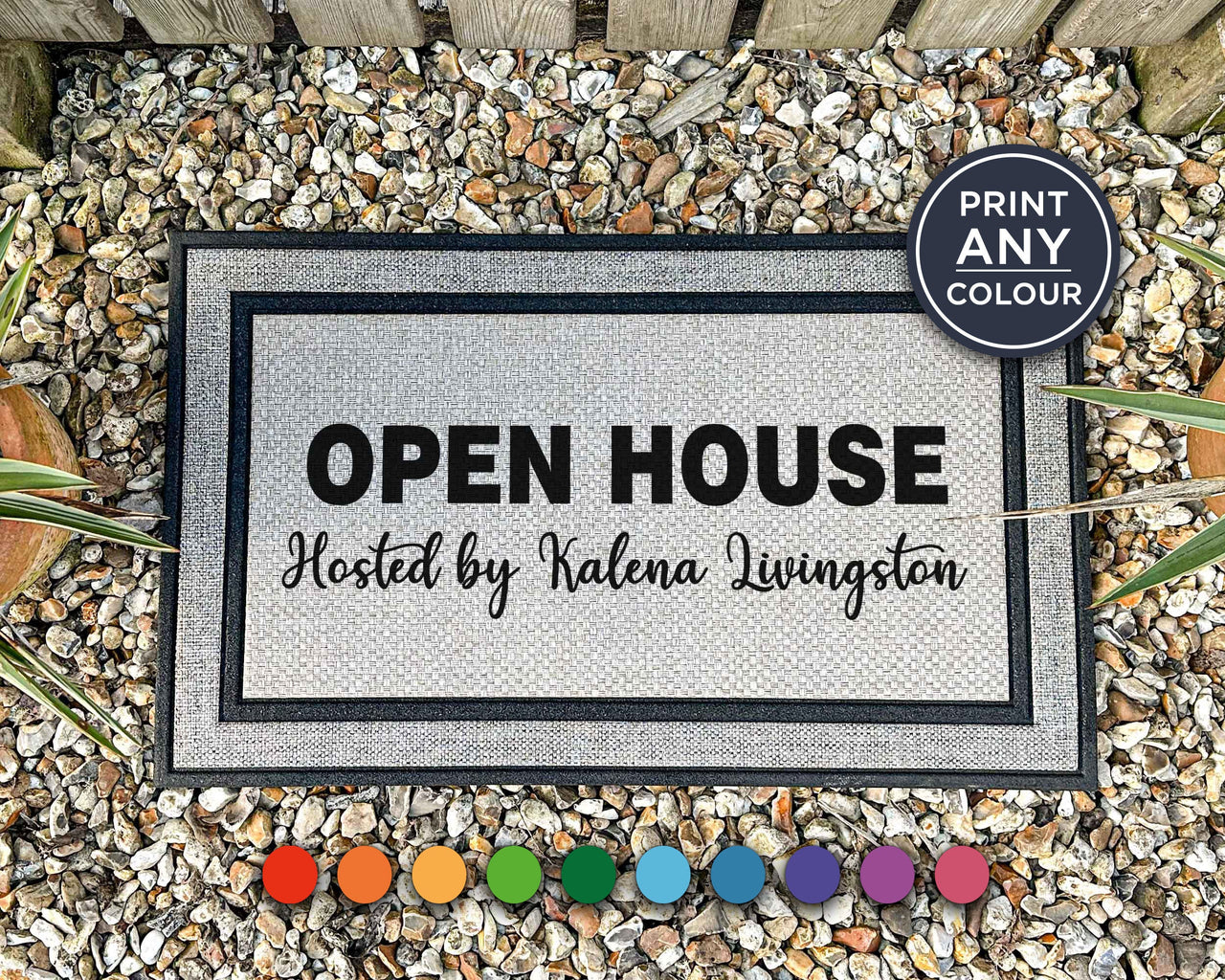 Open House Doormat - Realtor Gift