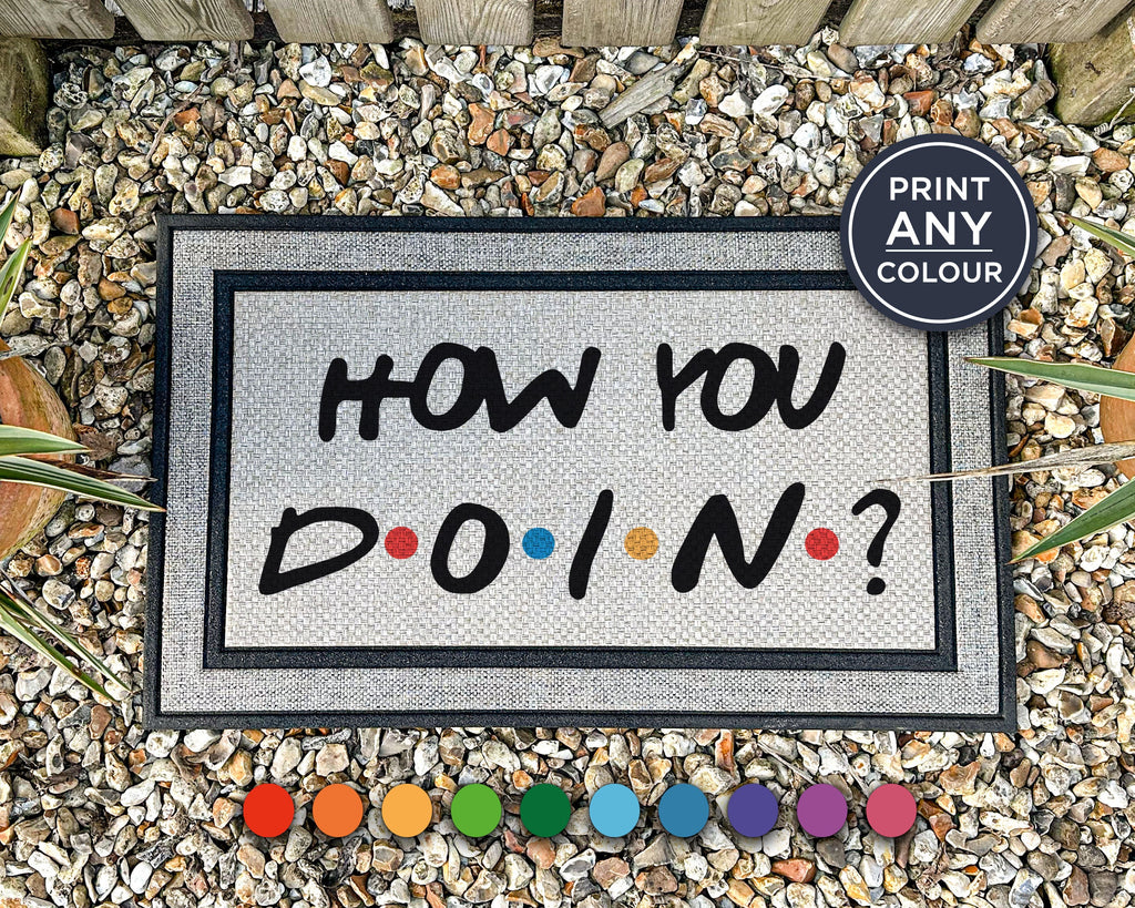 How You Doin Doormat - Friends Doormat

