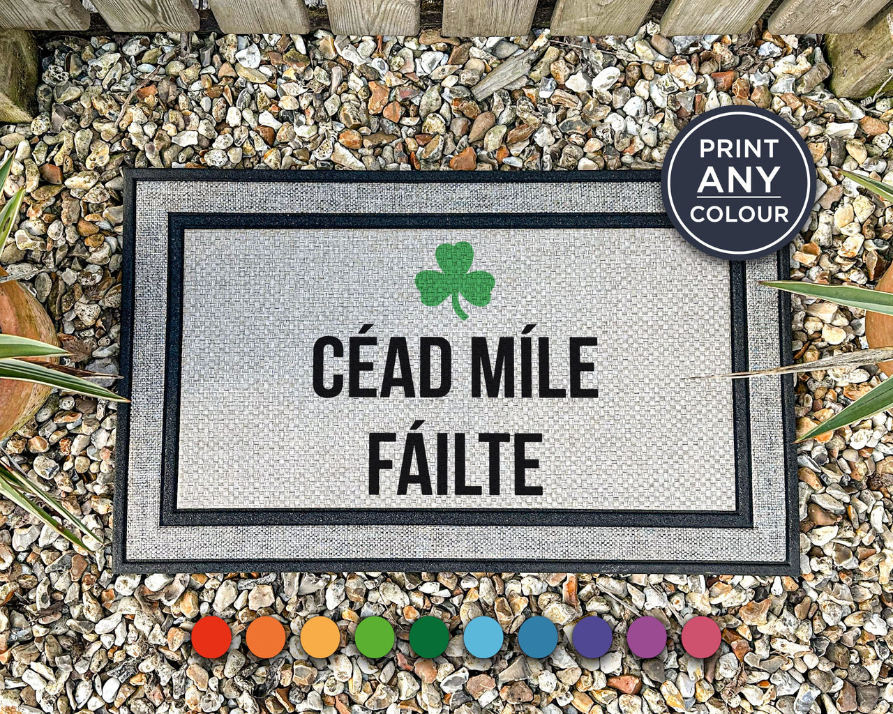 Céad Míle Fáilte - Irish Welcome Mat