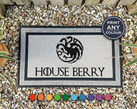 Thumbnail for Game Of Thrones All Weather Doormat - House Targaryen Mat