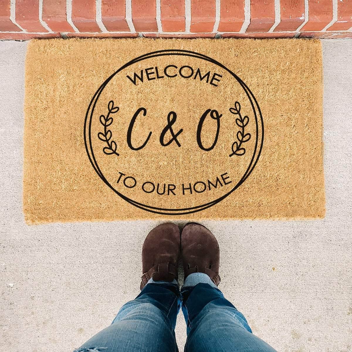 Couples Initials - Doormat